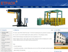 Tablet Screenshot of eurotech-pack.com